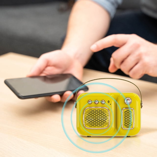 Altavoz inalámbrico Retro creativo con Bluetooth, Mini teléfono móvil portátil, Subwoofer nostálgico, Audio pequeño portátil para exteriores