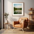 thumbnail image 3 of The Lake at Sunset, Central Park 02 - Manhattan New York Photography Oak Framed Wall Art Print 24 x 30 inches, 3 of 12