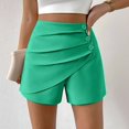 thumbnail image 2 of Zylarhe Women's Pants Women's Casual Wide Leg Pants with Pockets Elastic Waist Comfortable Loose Fit Stretchy Soft Fabric Trendy Everyday Wear, 2 of 5