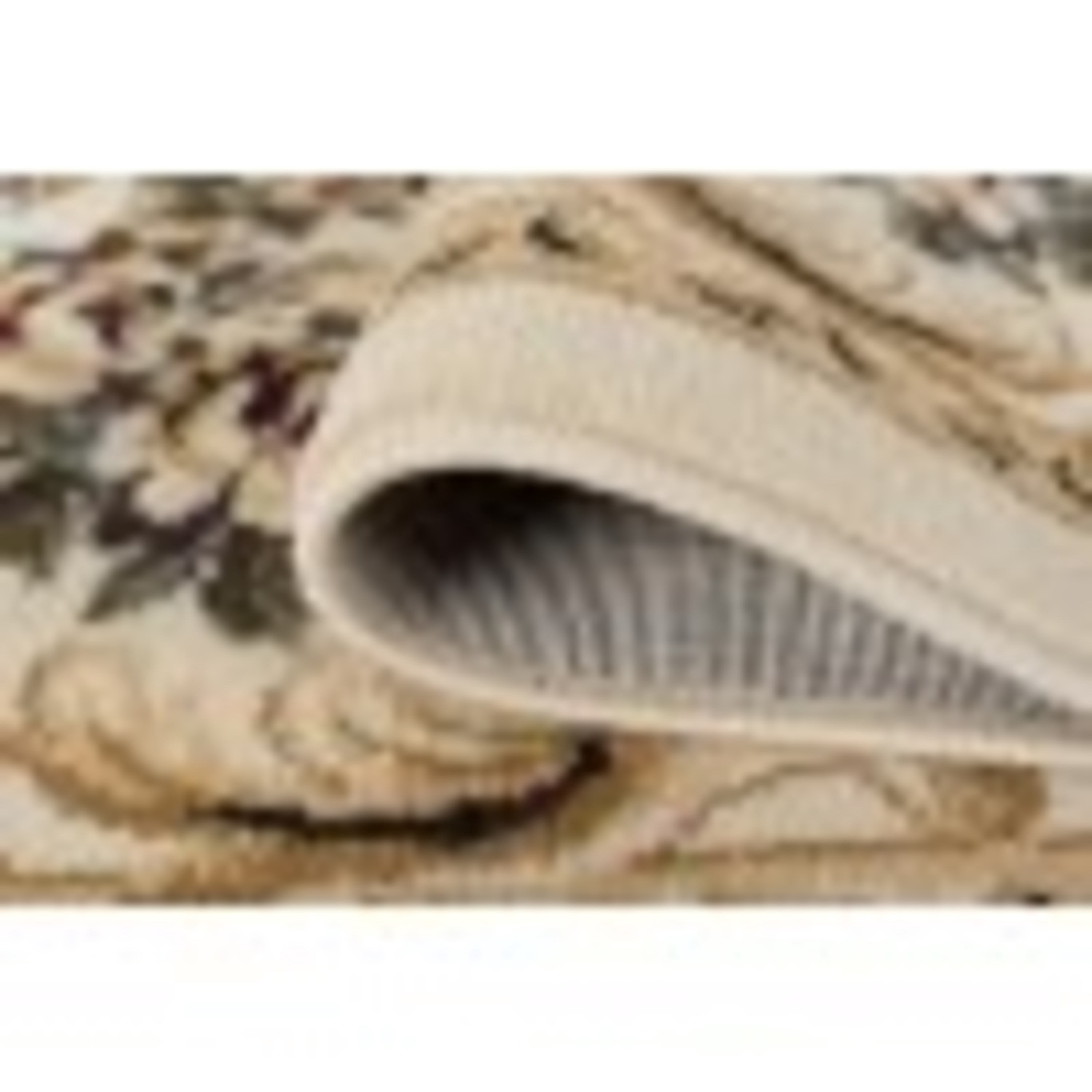 Traditional Area Rug (3-Piece Rug Set: (5' x 7', 20'' x 60'', 20'' x 32'')) Floral Beige, Red Indoor Set Easy to Clean