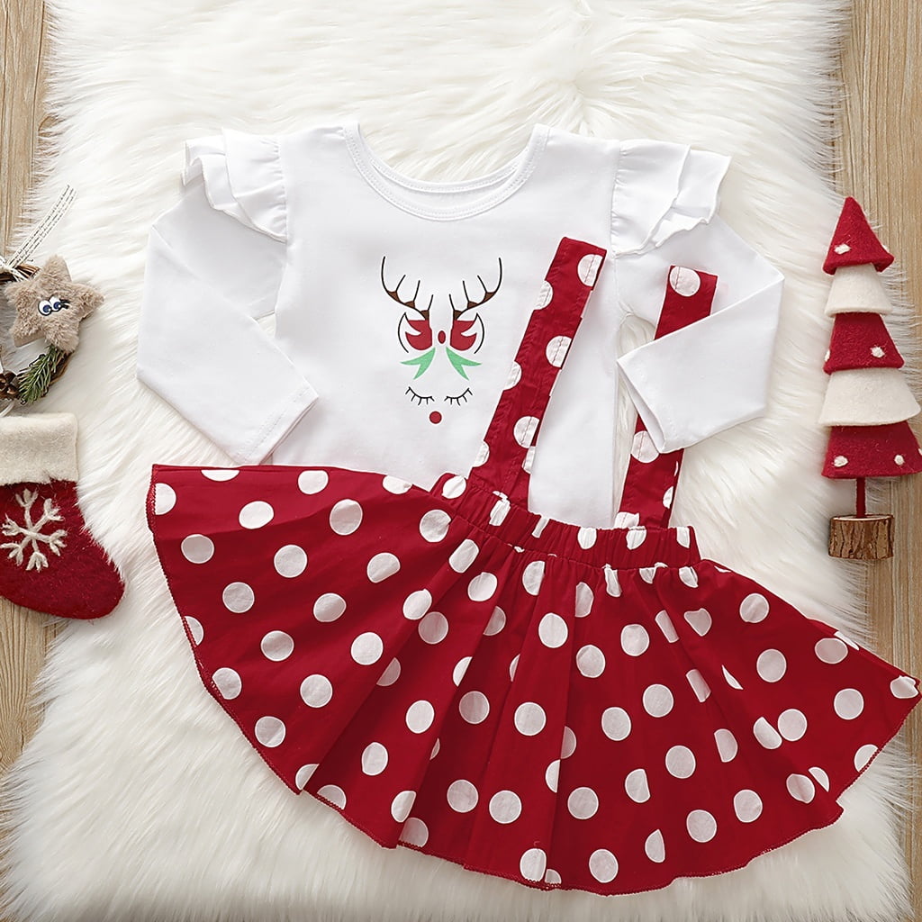 christmas suspender skirt