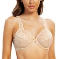 thumbnail image 2 of MELENECA Women's Full Coverage No Padding Plus Size Lace Underwire Bra Beige 42G, 2 of 6
