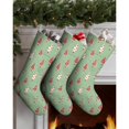 thumbnail image 3 of 3 Pcs Christmas Stockings,Green Christmas Tree Pattern Stockings Christmas,14.8'' Xmas Stockings,Christmas Party Favors,Christmas Party Decorations,Christmas Stockings Personalized, 3 of 5