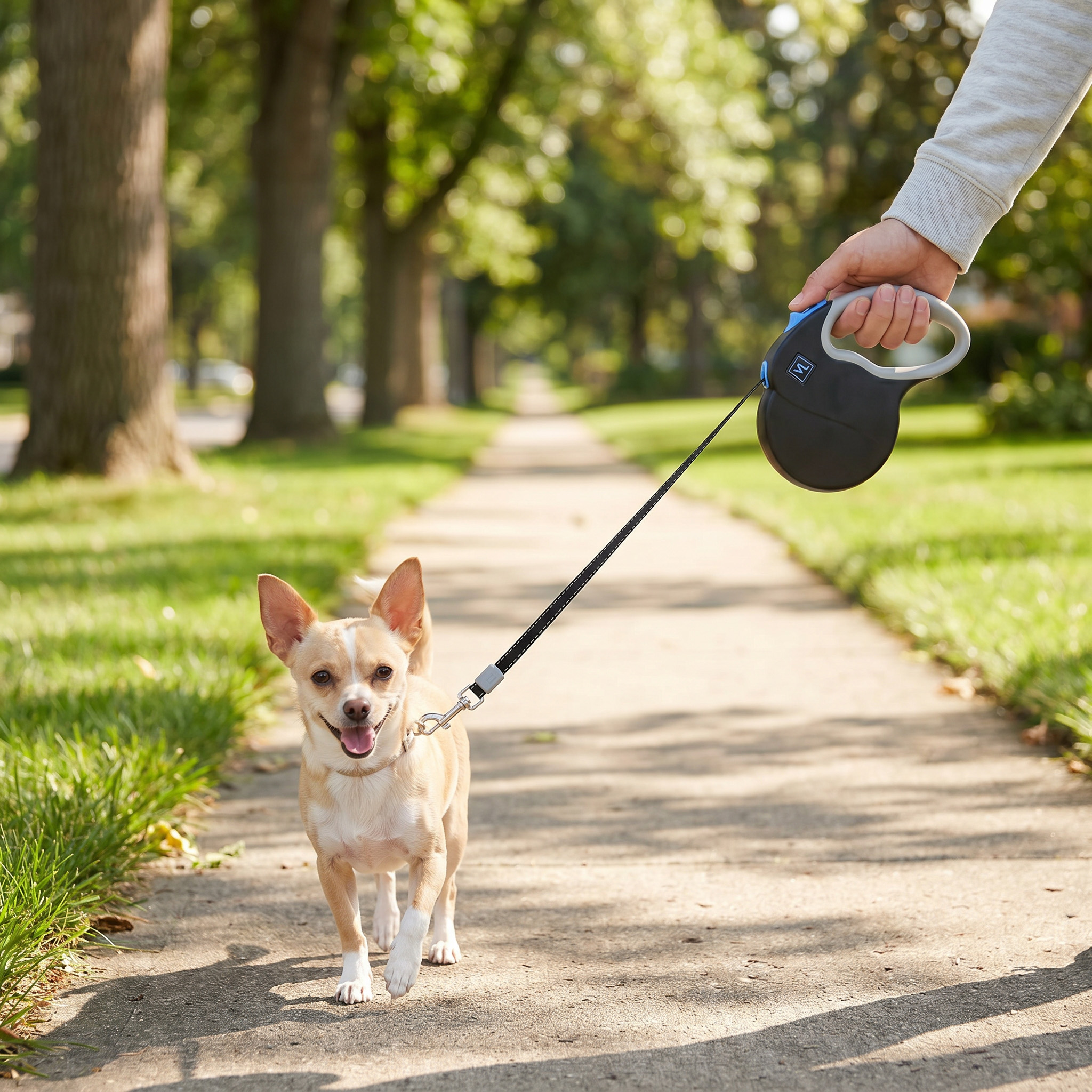 Vibrant Life Reflective Retractable Tape Leash 13ft photo 2