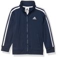 thumbnail image 1 of boys Zip Front Iconic Tricot Warm Up Jacket, Collegiate Navy, 10 12 US, 1 of 1