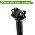 thumbnail image 6 of Unique Bargains Universal 30.8x300mm Gloss Black Bike Seat Posts Adjustable Angle Lightweight Bike Saddle Post Seat Tube Carbon Fiber 1 Pc, 6 of 8