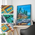 thumbnail image 1 of Cuadros Decorativos 5D Rhinestone Craft Part Drill Diamond Painting Lake House Bead Art Wall Gift Tmvgtek embutido en tela, 1 of 9