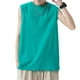 Carevas T-shirts Sans Manches pour Hommes O T-shirts en Coton à Col Rond et T-shirts de Taille Supérieure – image 1 sur 7