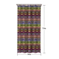 thumbnail image 5 of Purple Boho Tribal Birds and Meanders Pattern Shower Curtain 36"x72" ,Bathroom Decorative Shower Curtains Set with 12 Hooks,Modern Waterproof Washable Shower Curtain, 5 of 6