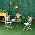 thumbnail image 2 of Outsunny Metal Garden Dining Table, Outdoor Patio Table, 55" x 31.5", 2 of 9