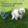 thumbnail image 3 of Small Dog Poop Scooper for Small Breeds, Portable Pet Waste Picker, Dog Poop Claw with Bag Holder, Easy Clean Pooper Scooper for Walking，Dark Green, 3 of 3