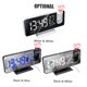 thumbnail image 4 of Reloj despertador de proyección digital con superficie de espejo 4 en 1 Reloj de proyector de 180 gr TOMSHOO Despertador, 4 of 4
