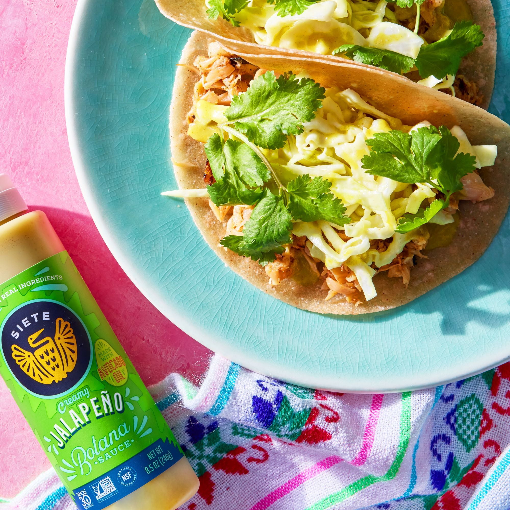 Siete Family Foods, Creamy Jalapeno Botana Sauce, 8.5 oz