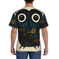 thumbnail image 2 of Rocae Owl with Mandala for Men's Moisture-Wicking Crew Tee - T-Shirt for Sports, Outdoor Activities, and Casual WearSmall, 2 of 9
