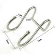 thumbnail image 3 of Gancho de almacenamiento en forma de S doble para baño, cocina, pared, puerta, organizador, accesorios, 4 Uds., 3 of 5