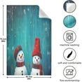 thumbnail image 3 of 1 Pack Cute Snowmen Kitchen Towels Highly Absorbent, Super Soft Dishcloths 18 x 28 Inches Reusable Quick Drying Tea Towels Set for Home,Kitchen Decor Wash cloth, 3 of 7