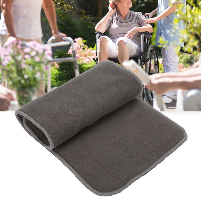 Doublures en Tissu Réutilisables, Inserts Absorbants Réutilisables Haute Absorption Lavables pour Incontinence pour Personnes Quotidiennes Gris, Blanc