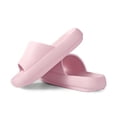 thumbnail image 1 of Pillow Slides, Pillow Slides,Unisex Shower Slide Sandal Summer Slippers Non-Slip Soft Pool Slides with Thick Sole,Open Toe Style Slippers,Ultra-Soft Slippers Extra Soft Cloud Shoes Pink 37-38, 1 of 4