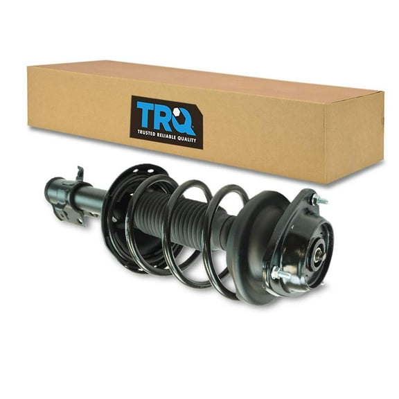 TRQ Front Left Complete Strut & Coil Spring Assembly Drivers Side Fits Select 2004-2005 Subaru Forester
