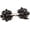 Black, variant on Color Party Y2K Cute Crazy Fun Rhinestone Decorative Sunglasses