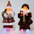 thumbnail image 3 of Advancent Navidad Santa Claus música juguete portátil alimentado por lindo decorativo restaurante Oficina dormitorio café Festival decoración Kits de decoración para fiestas Tipo 1 Advancent HA069034-01B, 3 of 6