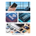 thumbnail image 4 of Osfvolr M30 4G WiFi6 MiFi Portable Router 3200mAh Long Battery Travel WiFi Hotspot for Home Work Camping Outdoor MAX 12 Users B, 4 of 6