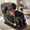 Brown+Black, variant on Znines Zero Gravity Full Body Massage Chair - Features 10 Fixed Rollers, Heating, Foot Massage, Bluetooth Speaker, Blue