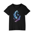 thumbnail image 1 of RXIRUCGD 2025 Vêtements d'Été pour Enfants T-shirt Imprimé Mode Mignon Col Rond Manches Courtes, 1 of 5