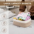 thumbnail image 2 of CHERISHGARD 4 Pack Woven Storage Baskets ，Cotton Rope Basket for Toy，Book and Blankets, 2 of 6