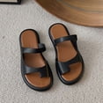 thumbnail image 4 of IROINNID Mothers Day Gifts for Mom, Hollow Sandals Slippers for Women Comfy Beach Summer High-heeled Soft Non-Slip Slipper, 4 of 4