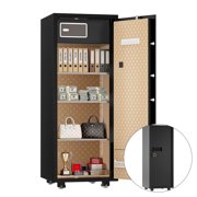 TigerKing 17.6 Cu.ft Extra Large Home Safe, Heavy Duty Digital Security Safe with Touchscreen Keypad, 235lb Solid Steel, 6 Locking Bolts for Home Office, Black