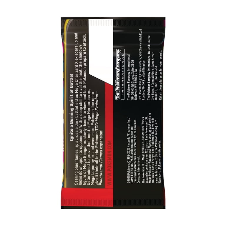 Pokémon Trading Card Game Phantasmal Flames 3pk Blister with Promo