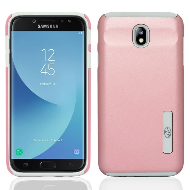 Samsung Galaxy J7 Pro J730g Slim Rubberized Protective Hybrid Case Cover Walmart Com