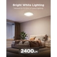 thumbnail image 4 of Lámpara de techo Govee Smart RGBIC LED 2400LM 30x30 cm Matter, 4 of 9