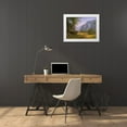 thumbnail image 3 of Bierstadt, Albert 18x14 White Modern Wood Framed Museum Art Print Titled - Yosemite Valley, 3 of 4
