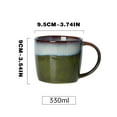 thumbnail image 2 of Foqnuq Ceramic Gradient Coffee Cup Mug - Ergonomic, Insulated, Easy-to-Clean, Multifunctional for Home Use, 2 of 5