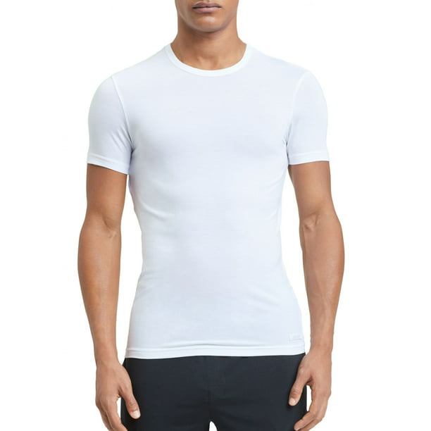 Laboratorium praktijk metriek Calvin Klein Men's Launch CK Ultra Soft Modal Crew Neck T-Shirt, White,  Medium - Walmart.com