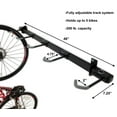 thumbnail image 4 of StoreYourBoard Bike Rack Garage Mount, 5 Bike Wall Mount, Adjustable Bike Hangers for Garage, Heavy Duty Steel Holds 300 Pounds, 46in x 3.5in x 7.5in, Mountain Bikes Road Bikes Kids Bikes and More, 4 of 6