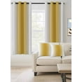 thumbnail image 2 of Fsddascl Yellow Ombre Blackout Curtains for Bedroom/Living Room, Thermal Insulated Kitchen Curtains, Farmhouse Modern Abstract Art Grommet Darkening Window Treatment Drapes 52"x63"x2, 2 of 8