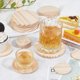 thumbnail image 4 of 15 posavasos de madera de 3 tamaños para bebidas, absorbentes, planos y redondos, con 60 almohadillas de espuma antideslizantes., 4 of 6