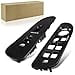 thumbnail image 3 of BASIKER Driver & Passenger Black Door Window Switch Panel Bezel for 2002-2010 Dodge Ram 1500 2500 3500 Front Right & Left Window Button Border Trim, 3 of 4