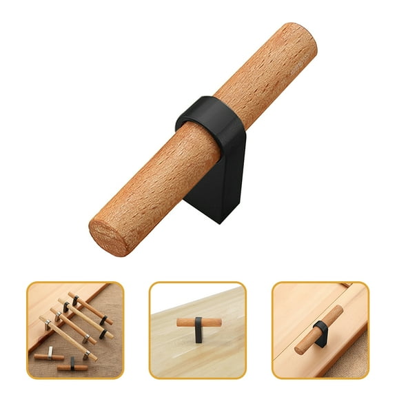 Cabinet Handle Wooden Door Pulls Drawer Handle Furniture Knob Wardrobe Handle