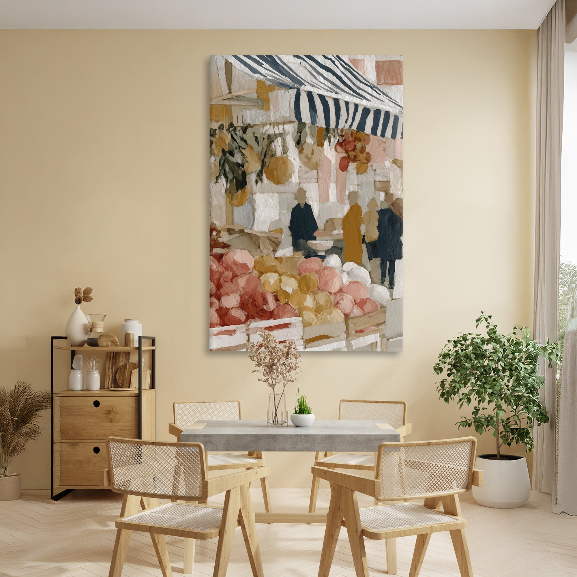 Stupell Industries Market Stall with Fresh Citrus Canvas Wall Art, design by Chromatic Storm Studio