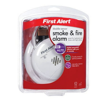 First Alert Dual Sensor Photoelectric & Ionization technology Smoke and Fire Alarm, SA302CN2