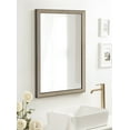 thumbnail image 6 of Kate and Laurel Soniva Traditional Rectangle Wall Mirror, 20 x 30, Gold, Global Framed Rectangular Bathroom Vanity Mirror with Embossed Ornate Texture, 6 of 7