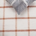 thumbnail image 5 of SAFAVIEH Montauk Bevin Checkered Area Rug, Ivory/Rust, 6' x 9', 5 of 9