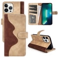 thumbnail image 2 of Flip Leather Wallet Mobile Phone Case for iPhone 13/iPhone 13 Pro/iPhone 13 Pro Max Full Cover Anti-slip Case with Card Slots Magnetic Kickstand Phone Holder, 2 of 6
