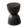 thumbnail image 2 of Taburete pequeño redondo para cambiar zapatos, mueble multiusos sencillo y elegante. Negro, 2 of 9