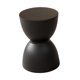 thumbnail image 2 of Taburete pequeño redondo para cambiar zapatos, mueble multiusos sencillo y elegante. Negro, 2 of 9