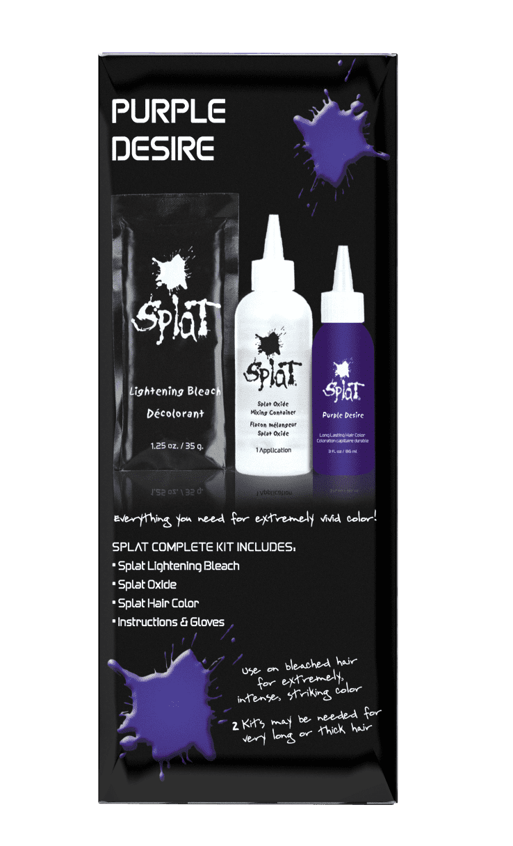 Splat Purple Desire Hair Color Kit Semi Tiendamia Com